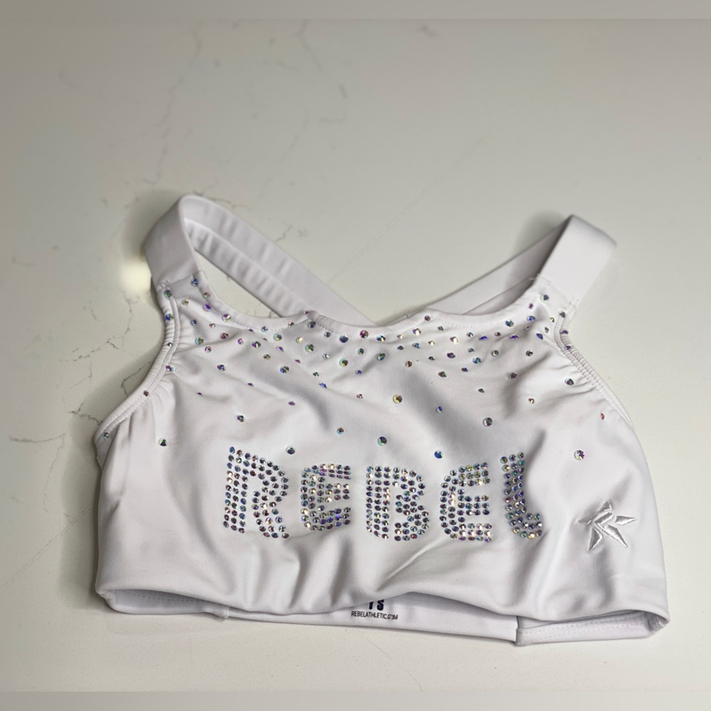 Rebel White Kids Camisole